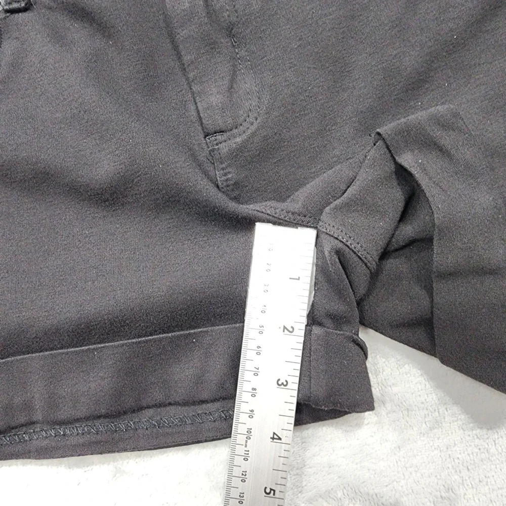 Maurices Shorts Womens M Black Chino Cuffed Stretch 5 Pocket Casual Summer